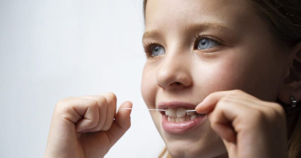 why is flossing important for kids